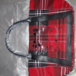 Victoria Secret's Plaid Tote Bag